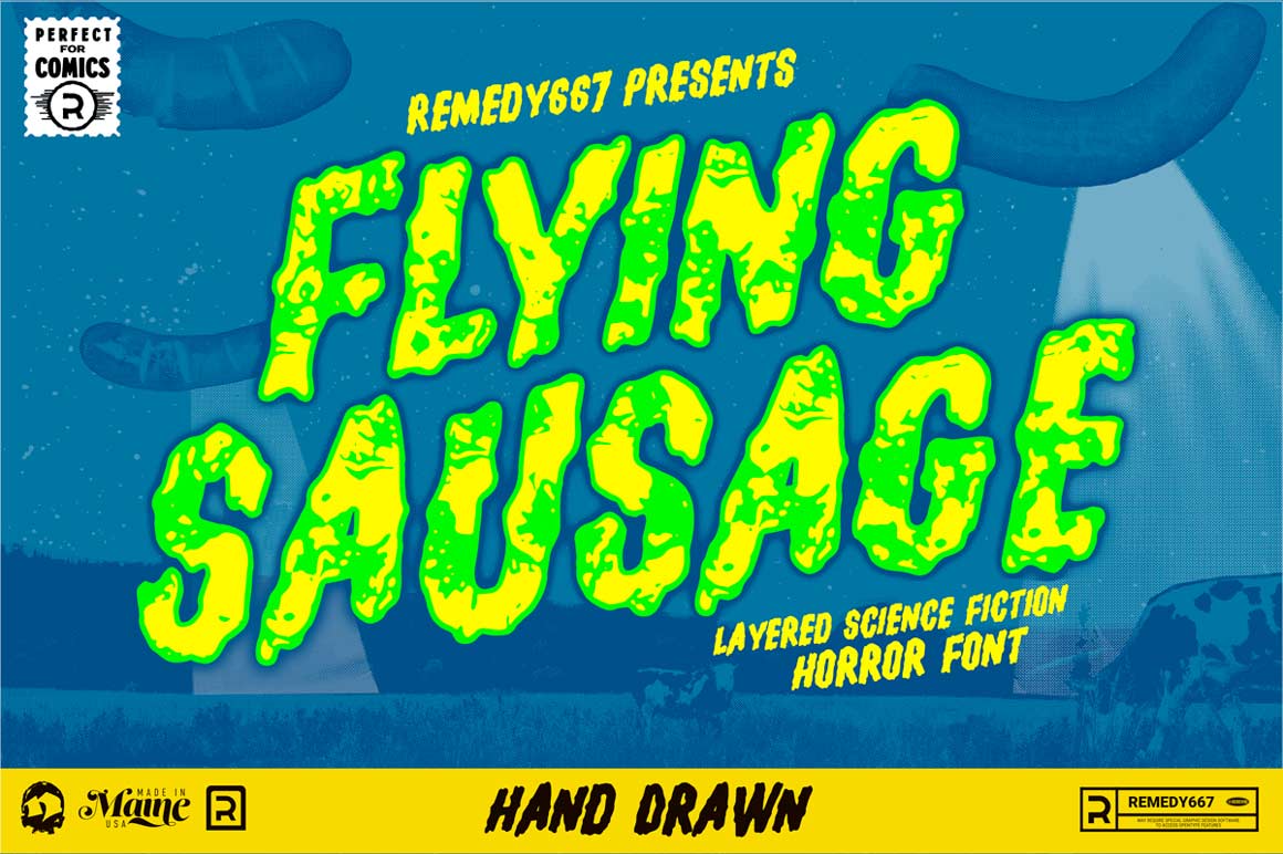 The Cosmic Horror Font Bundle - Image 8