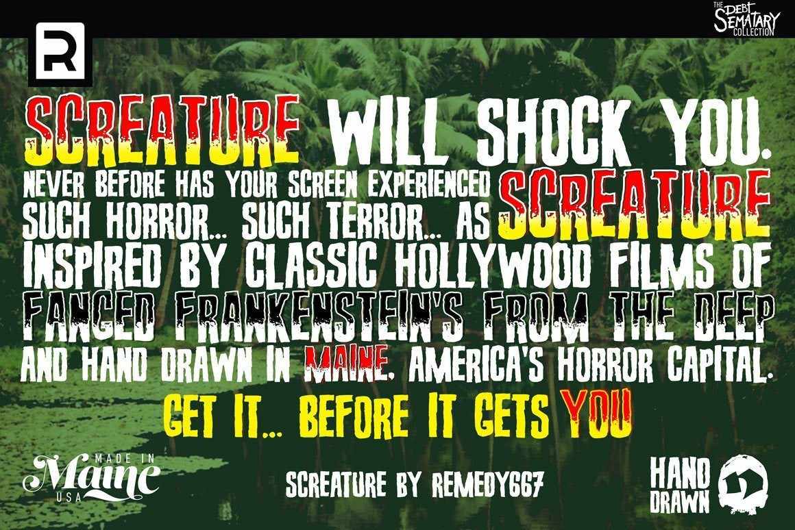 The Creature Feature Font Bundle - Image 11