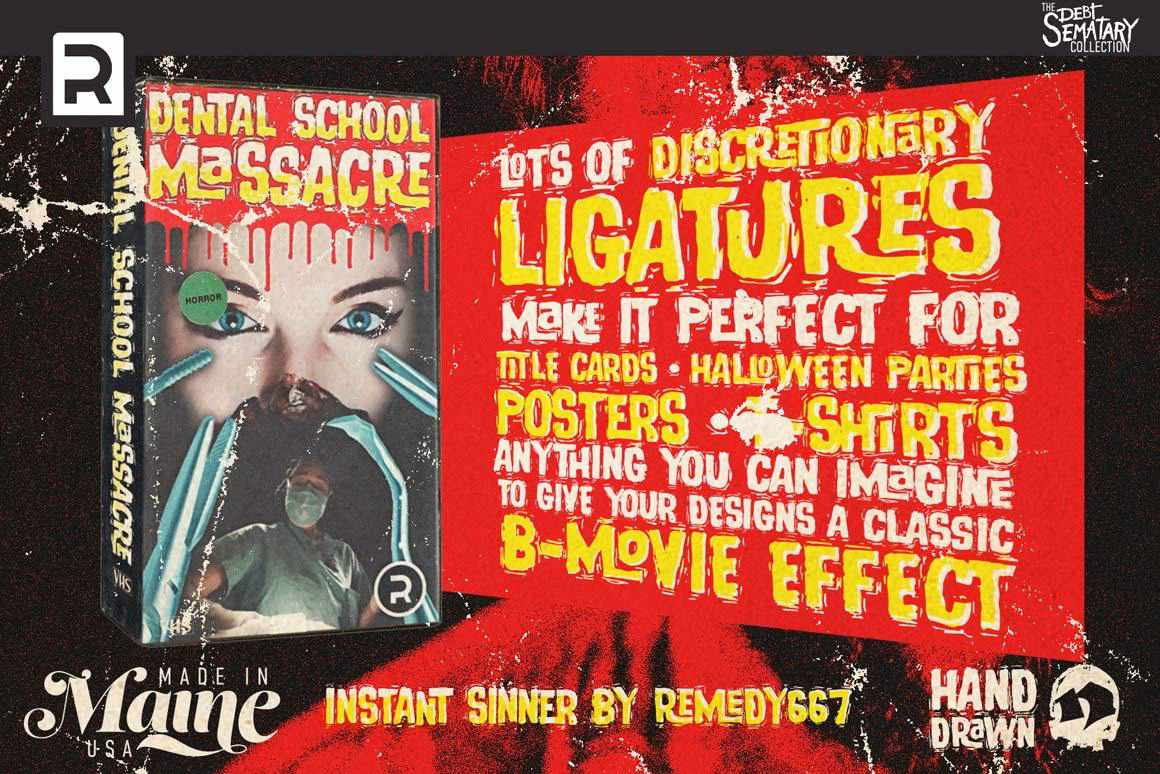 The Creature Feature Font Bundle - Image 20