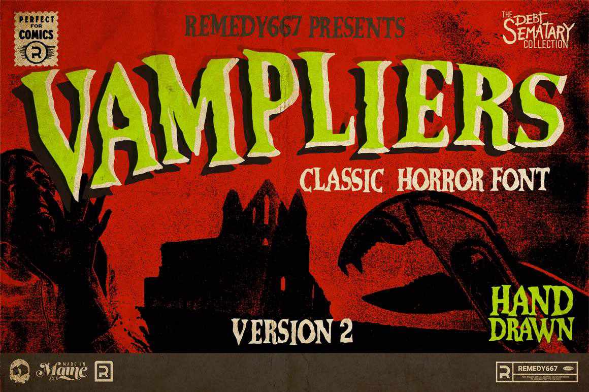The Creature Feature Font Bundle - Image 25