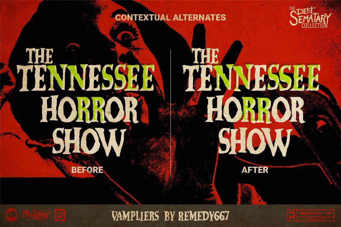 The Creature Feature Font Bundle - Image 29