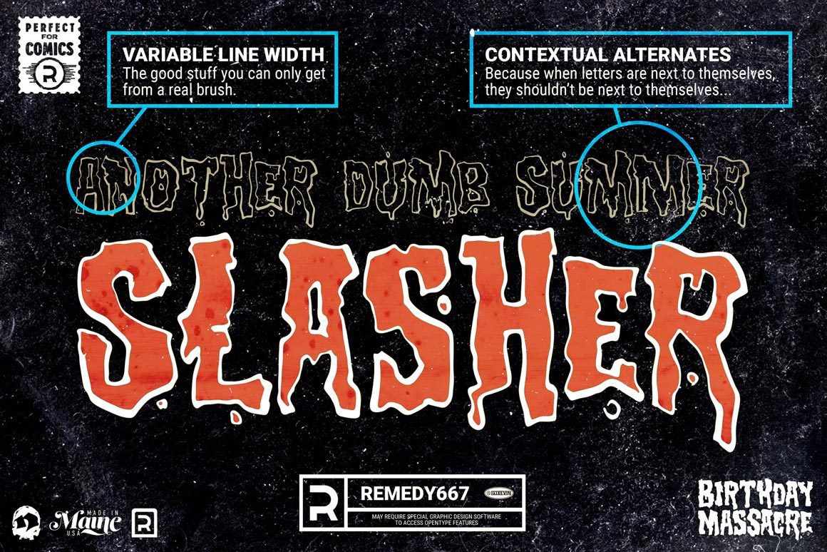 The Creature Feature Font Bundle - Image 3