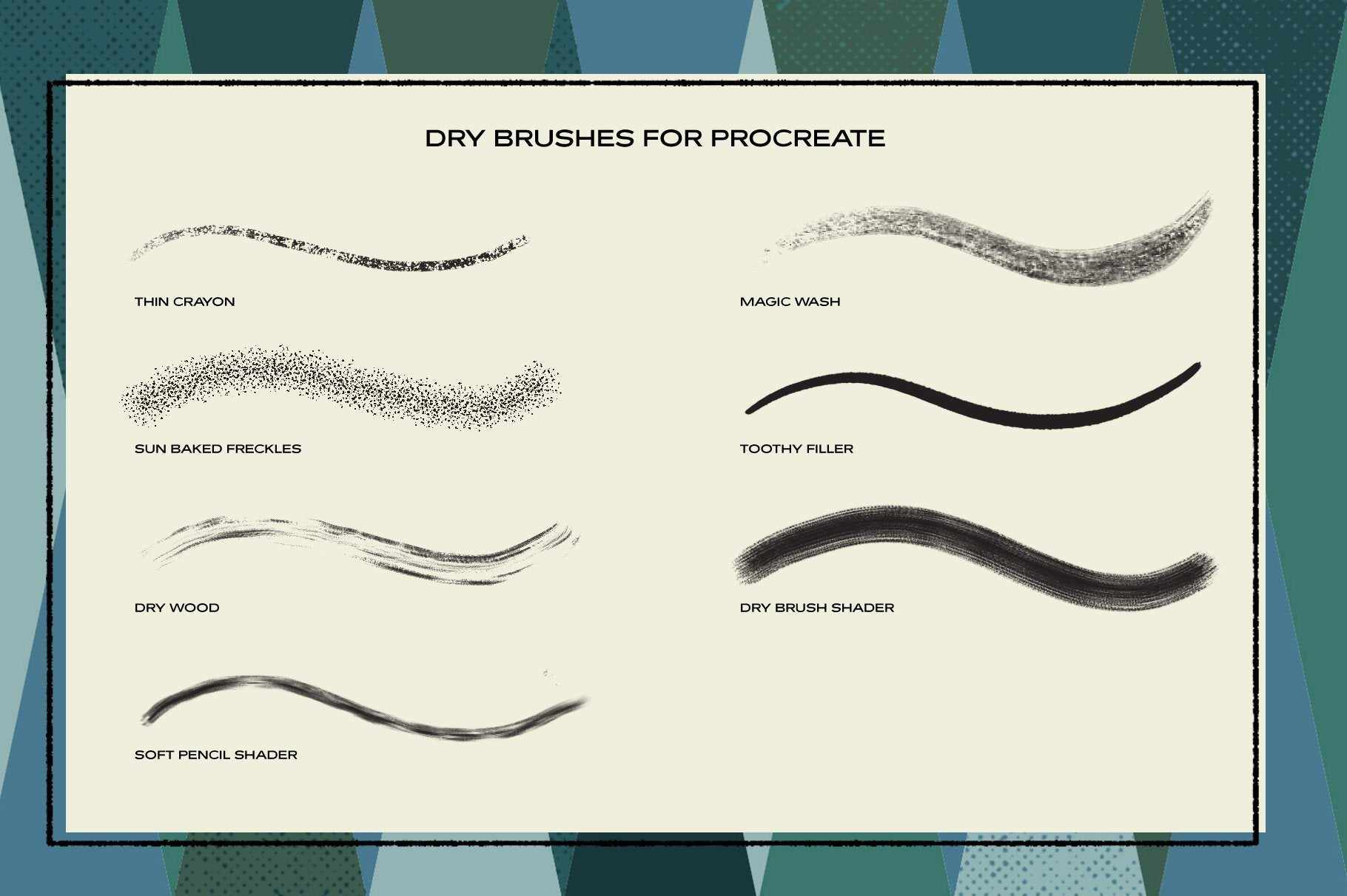 The Dry Brush Pack for Procreate - Image 9