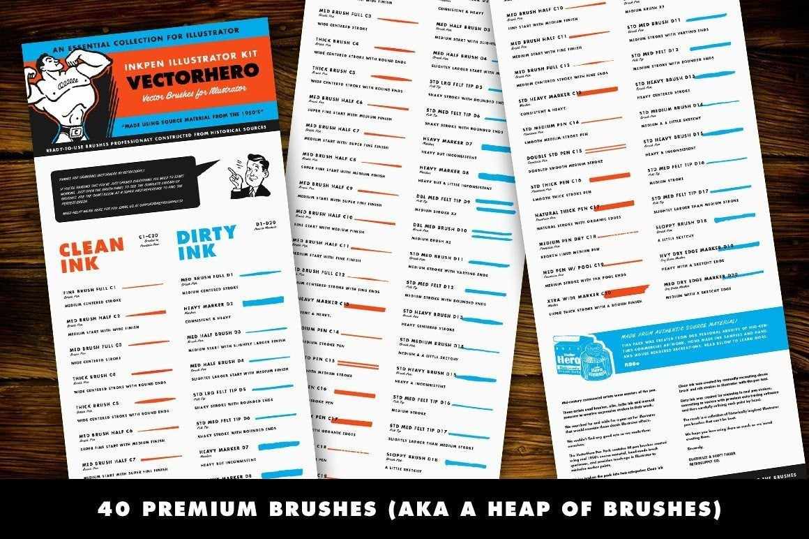 The Essential Illustrator Brush Bundle - Image 19