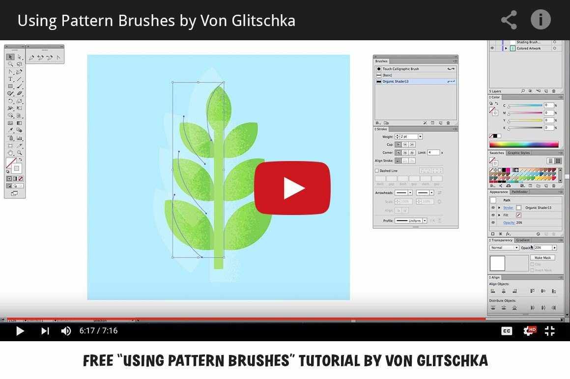 The Awesomely Organic Vector Brush Essential Bundle for Adobe Illustrator - Image 12