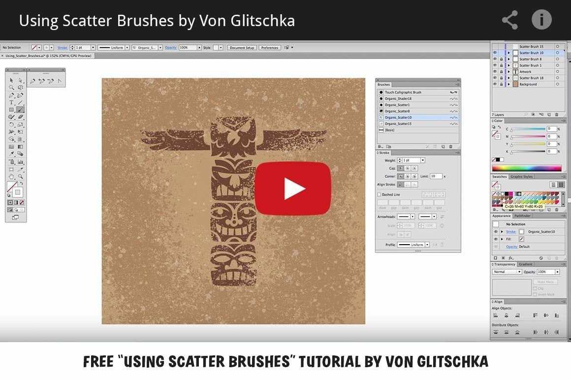 The Awesomely Organic Vector Brush Essential Bundle for Adobe Illustrator - Image 13