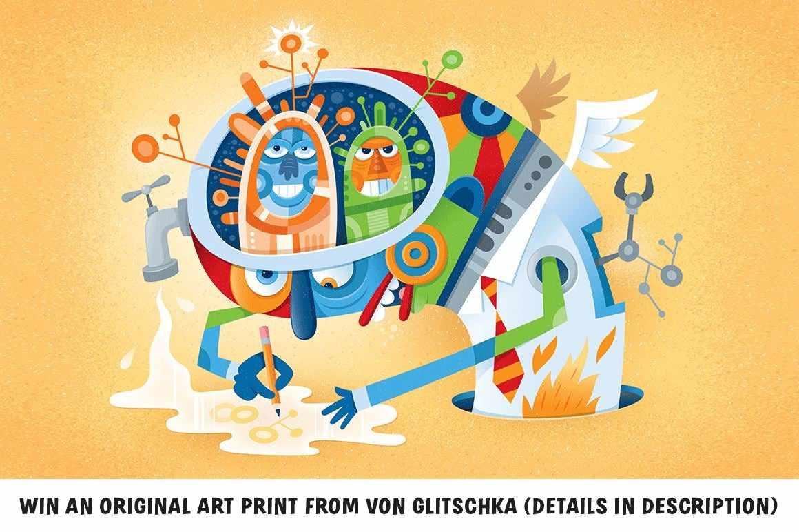 The Awesomely Organic Vector Brush Essential Bundle for Adobe Illustrator - Image 14