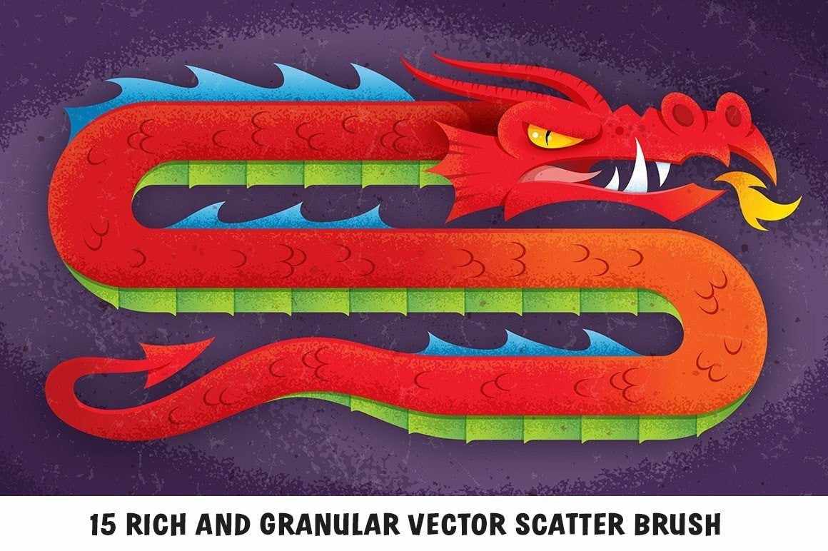 The Awesomely Organic Vector Brush Essential Bundle for Adobe Illustrator - Image 4