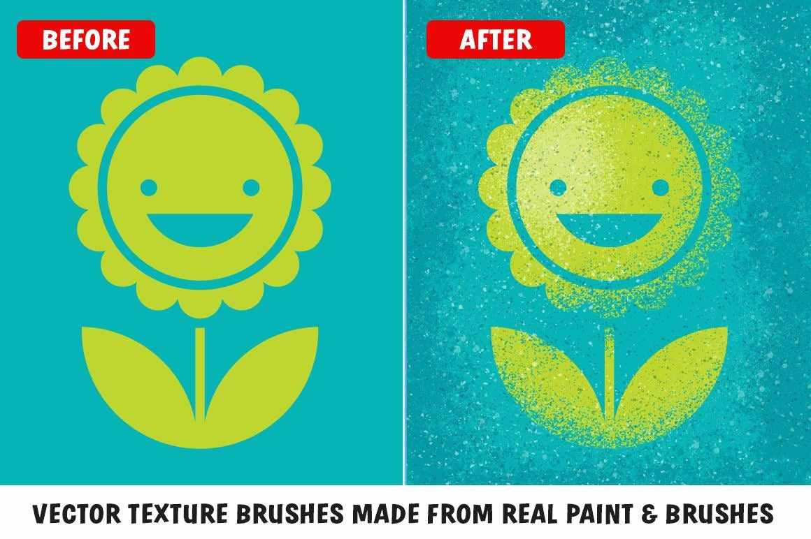 The Awesomely Organic Vector Brush Essential Bundle for Adobe Illustrator - Image 6