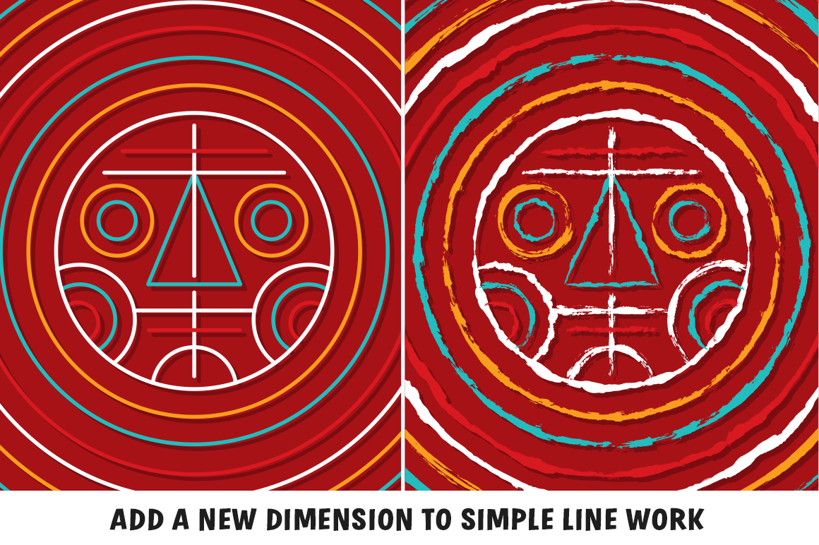 The Awesomely Organic Vector Brush Essential Bundle for Adobe Illustrator - Image 9