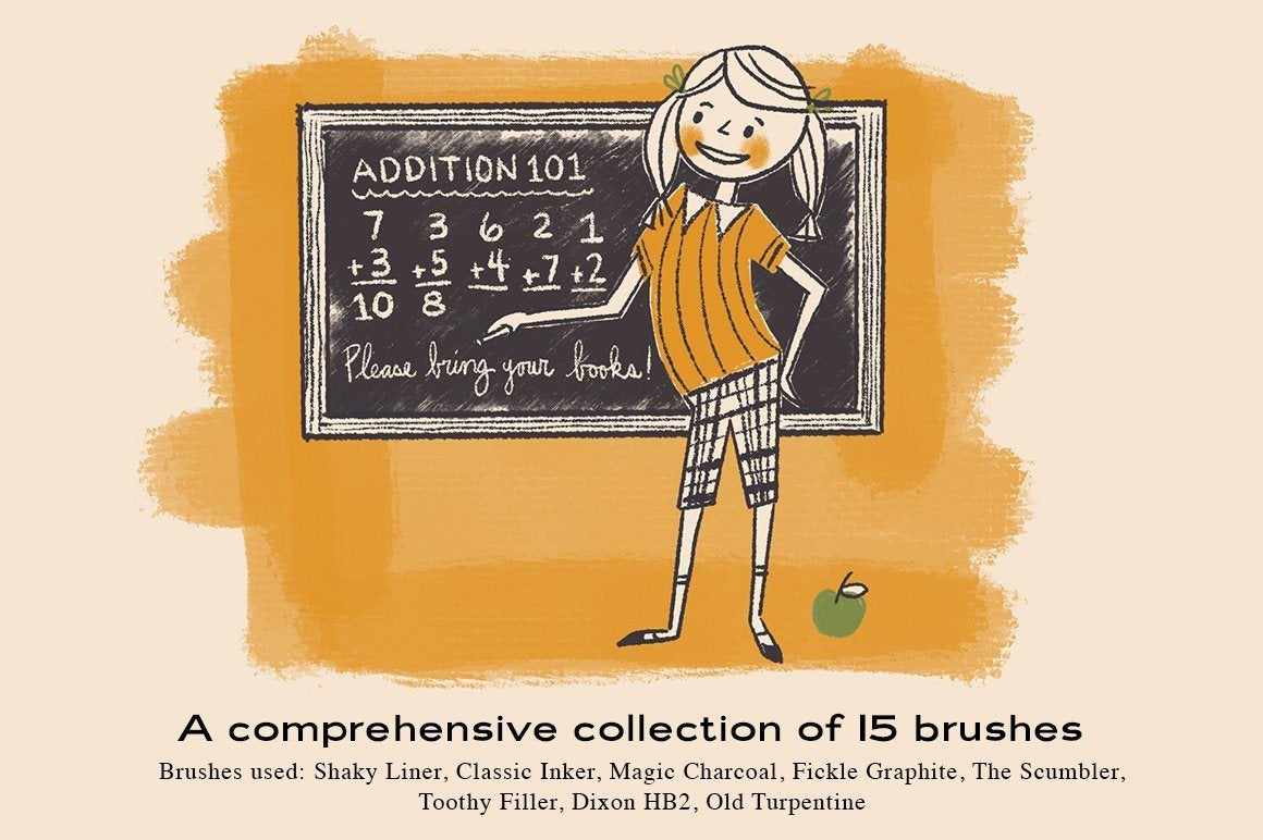 The Liner Brush Pack for Procreate - Image 8