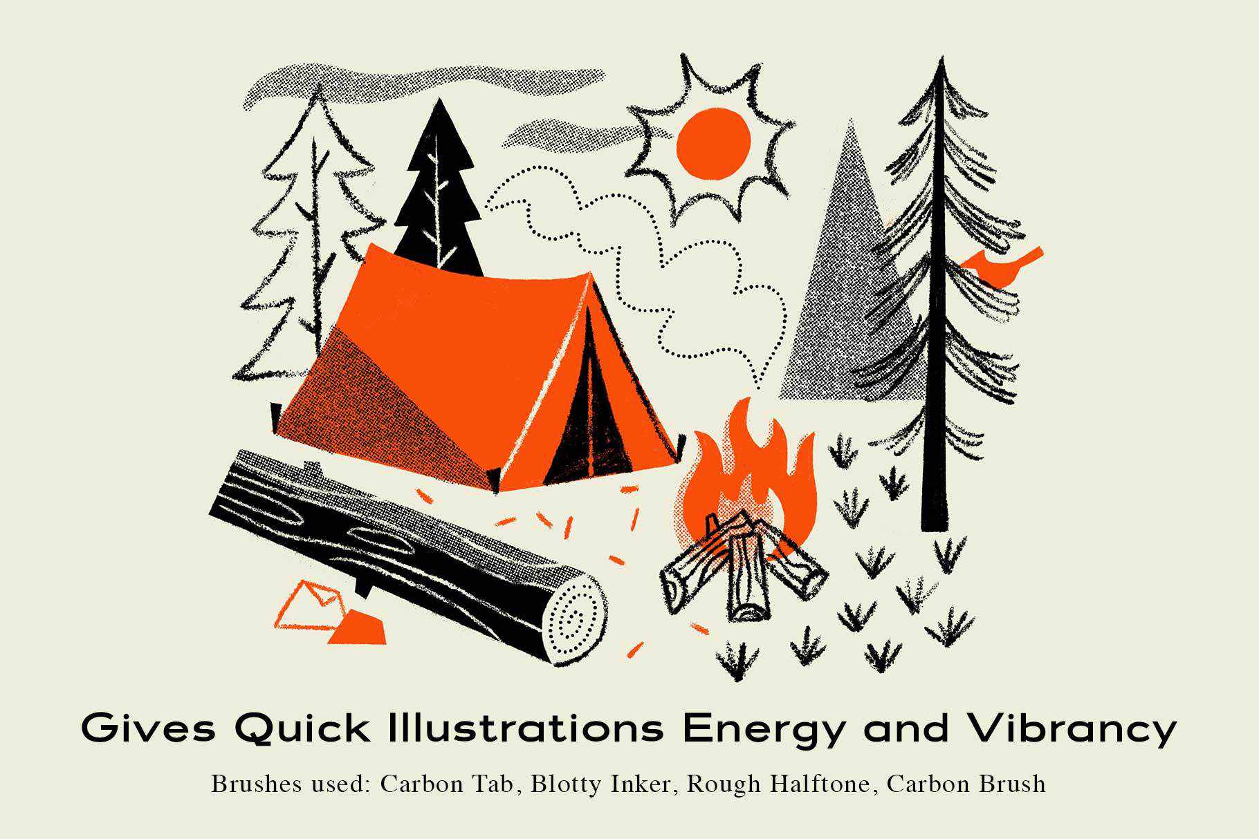 The Mid-Century Brush Pack for Procreate - Image 11