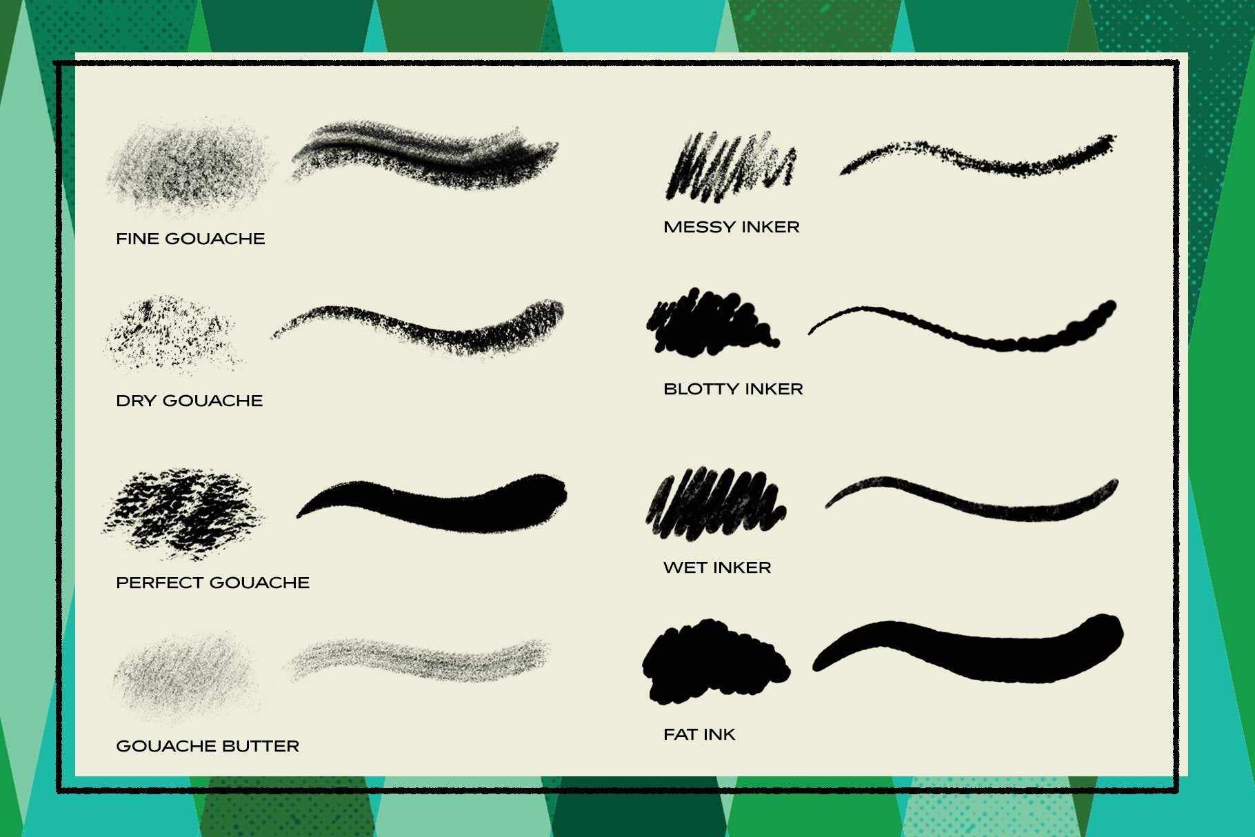 The Mid-Century Brush Pack for Procreate - Image 12