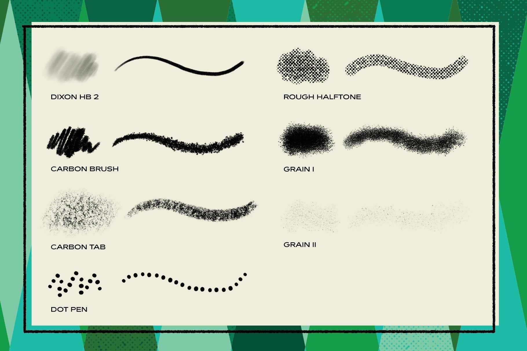 The Mid-Century Brush Pack for Procreate - Image 14