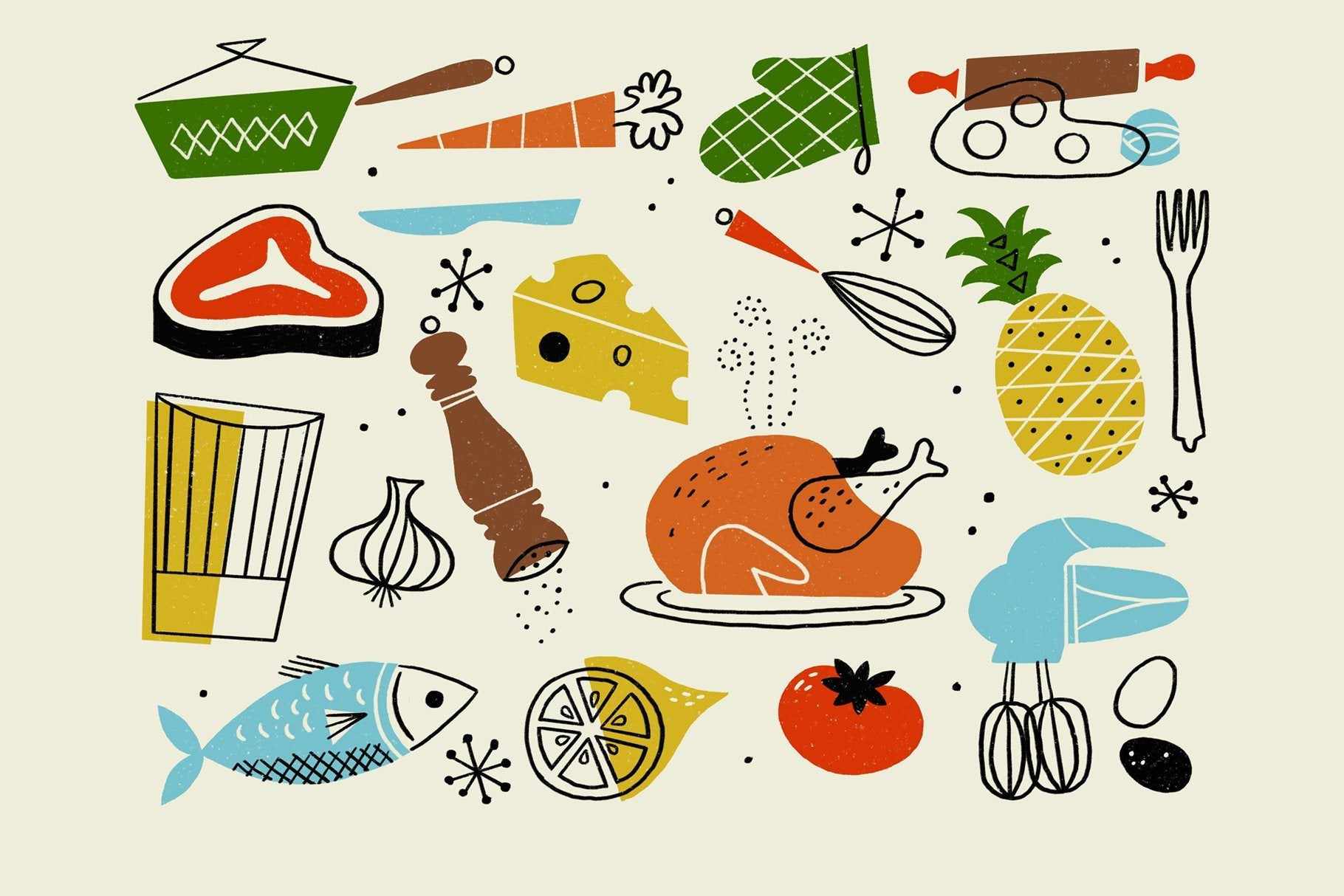 The Mid-Century Brush Pack for Procreate - Image 8
