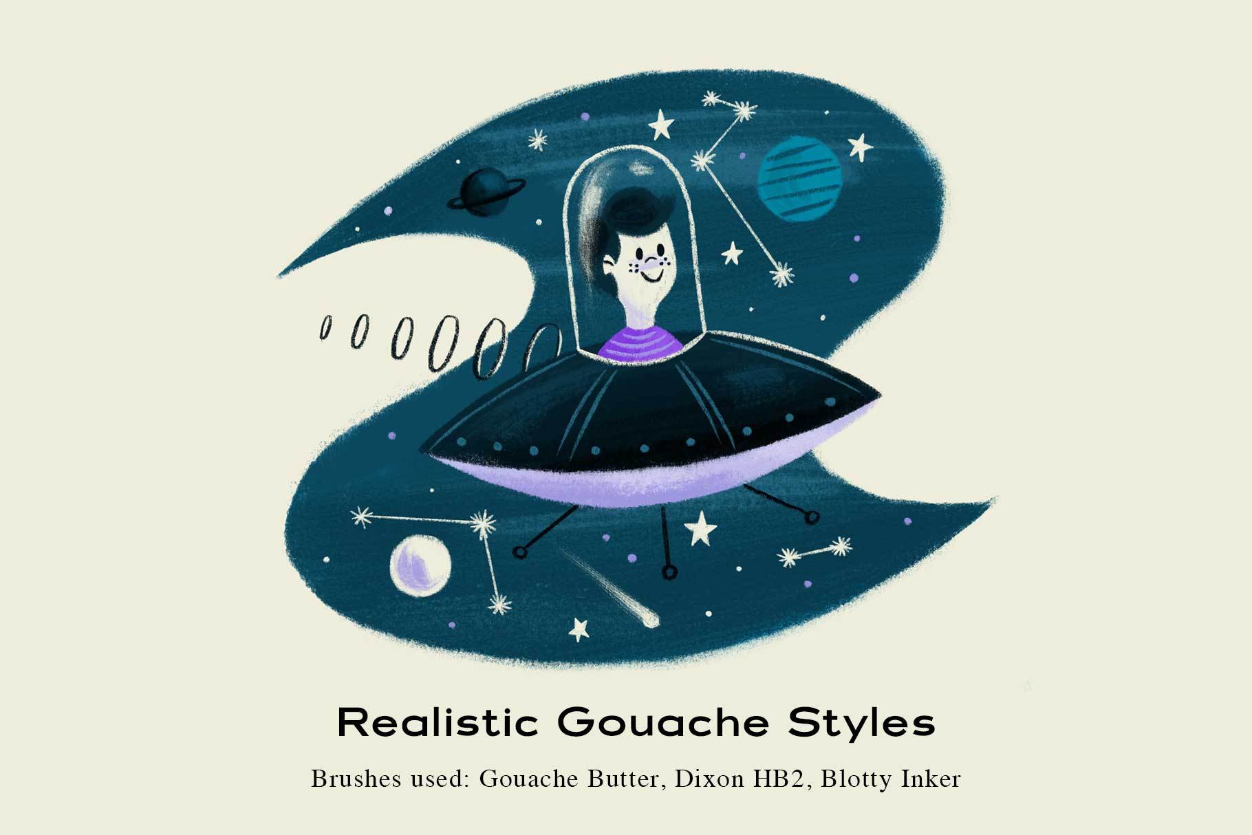 The Mid-Century Brush Pack for Procreate - Image 9