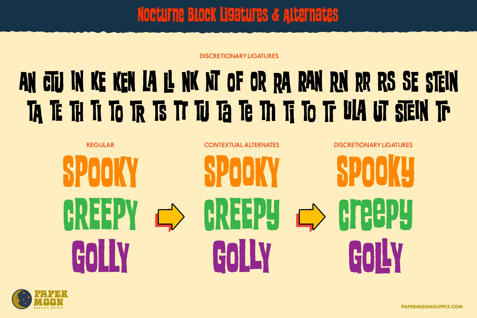 The Nocturne Font Collection - Image 8
