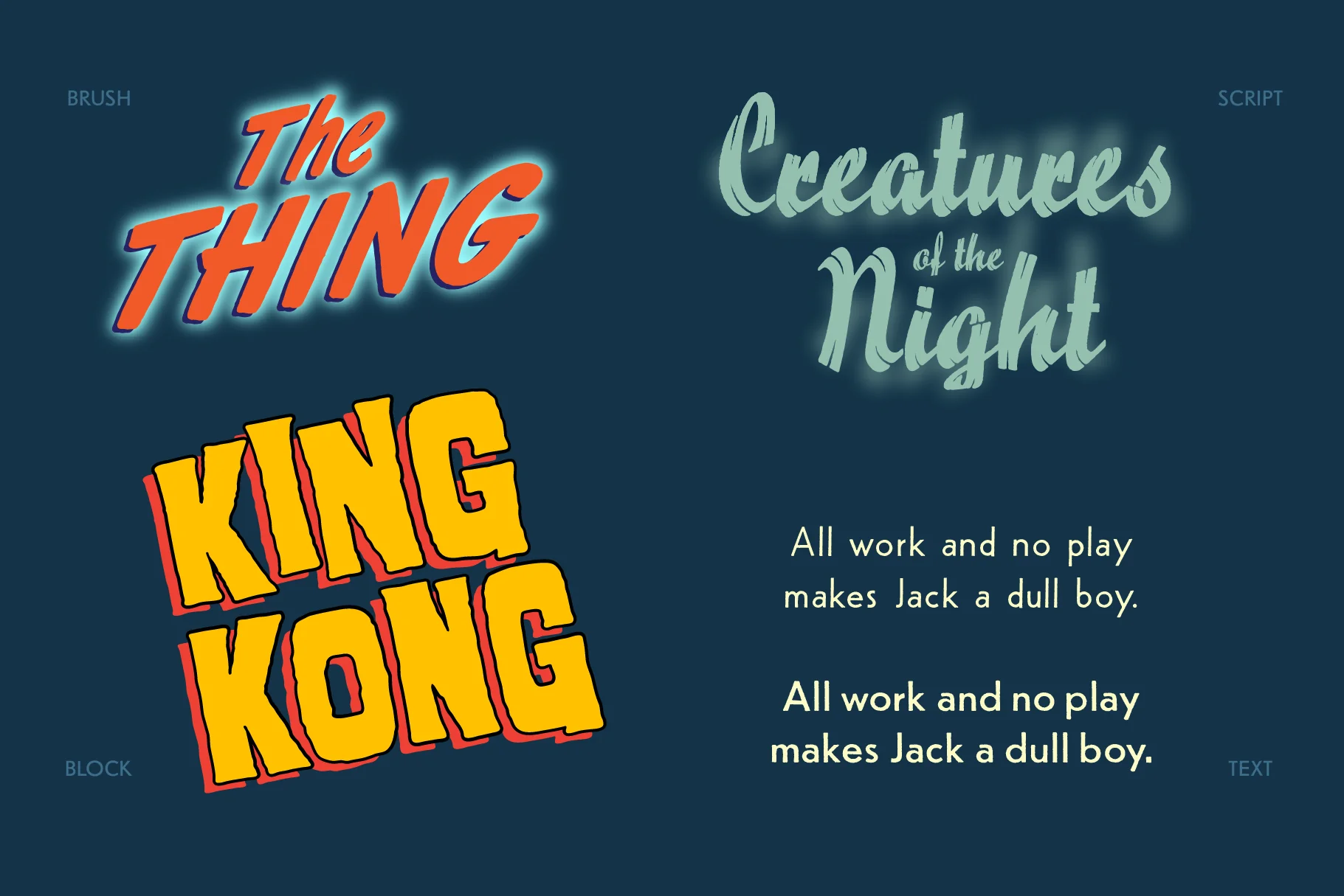 The Nocturne Font Collection - Image 9