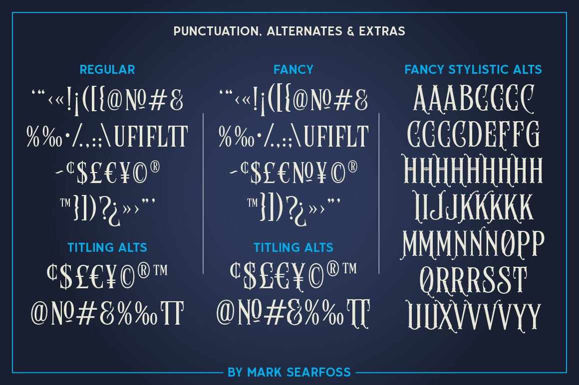The Sign Maker's Font Bundle by Mark Searfoss - Image 31