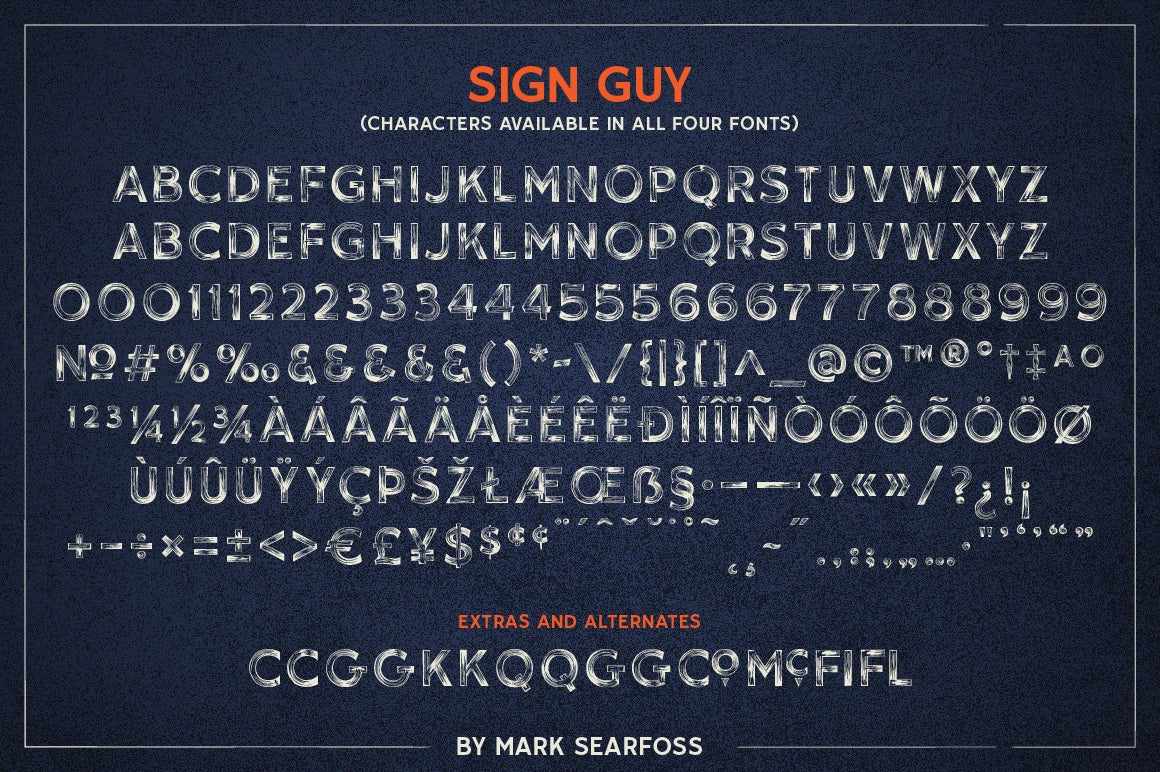 The Sign Maker's Font Bundle by Mark Searfoss - Image 5