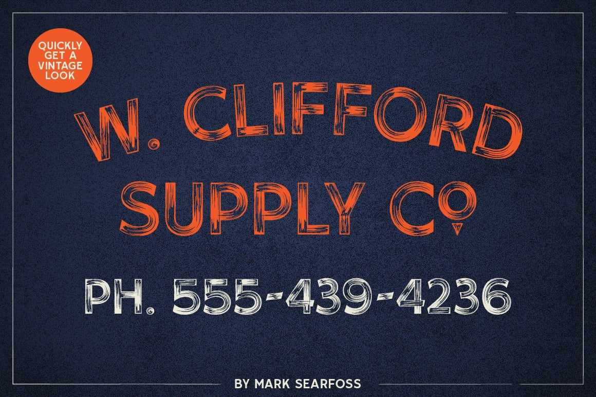 The Sign Maker's Font Bundle by Mark Searfoss - Image 6