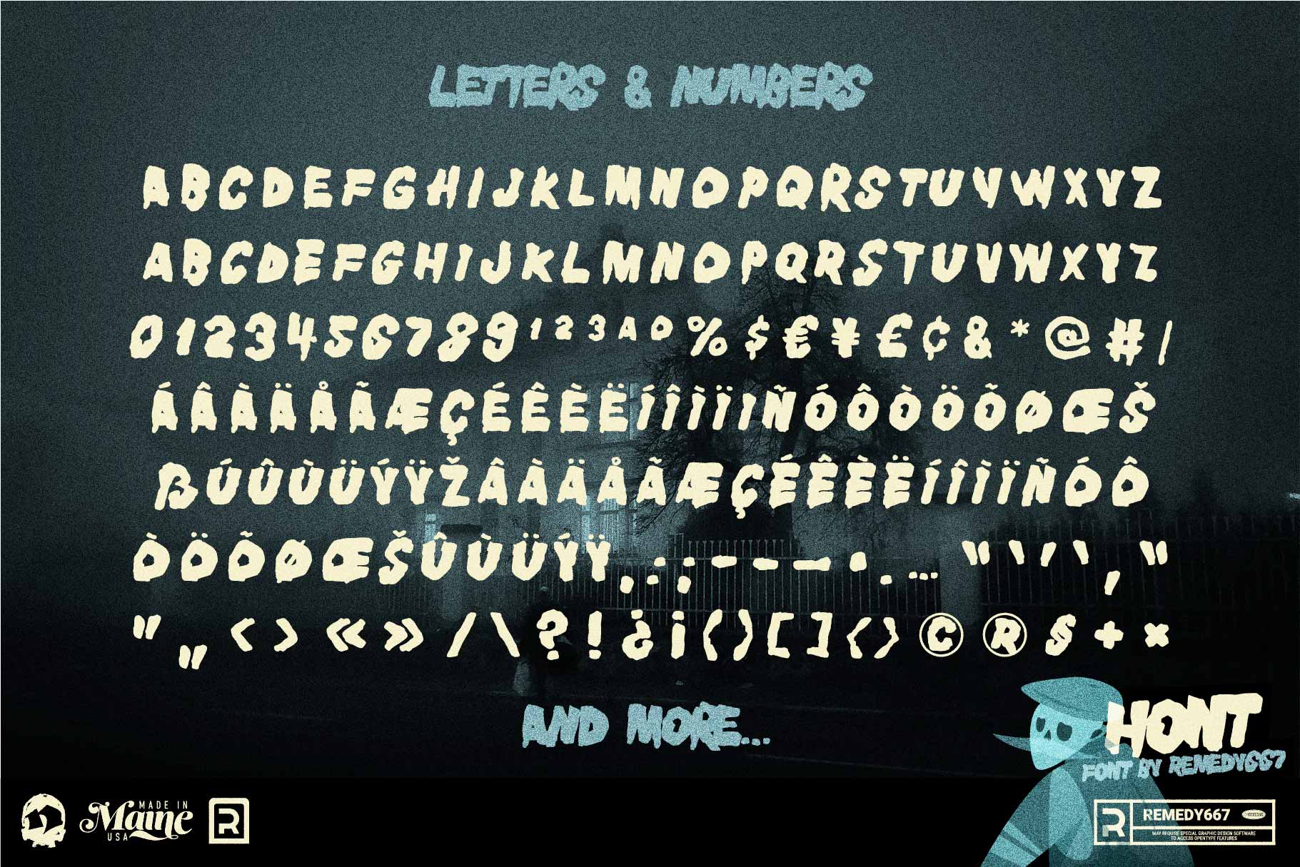 The Splatter House Font Bundle - Image 17