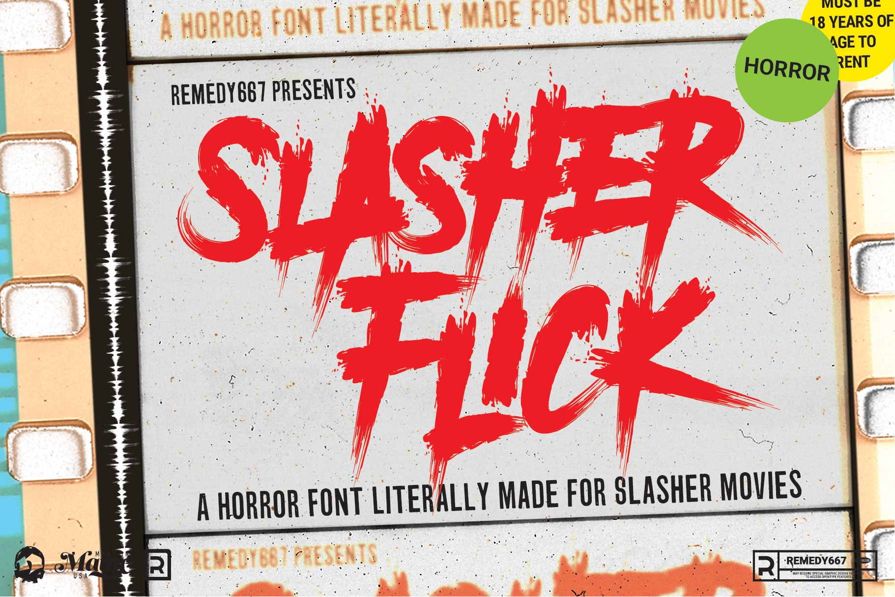 The Splatter House Font Bundle - Image 18