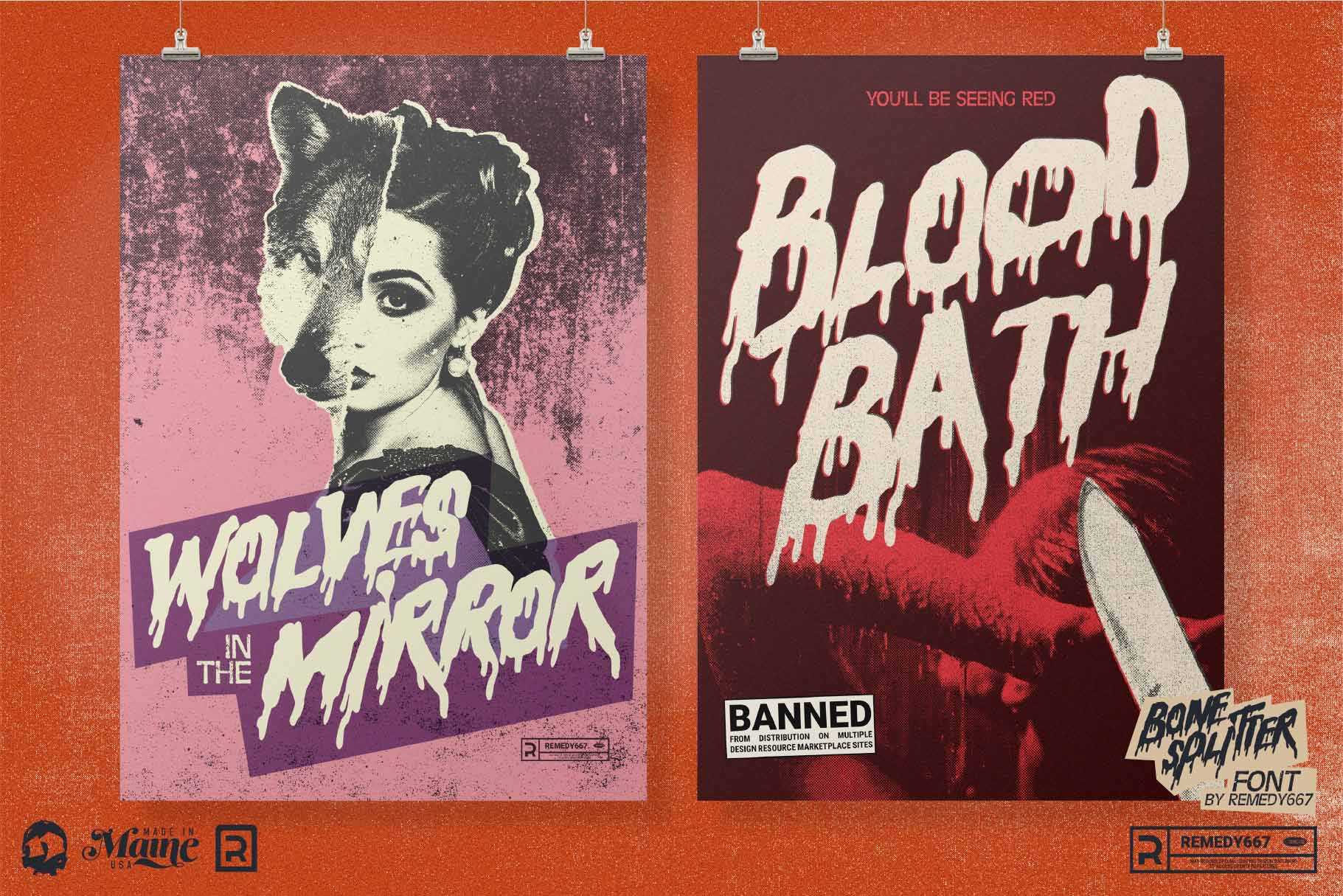 The Splatter House Font Bundle - Image 3