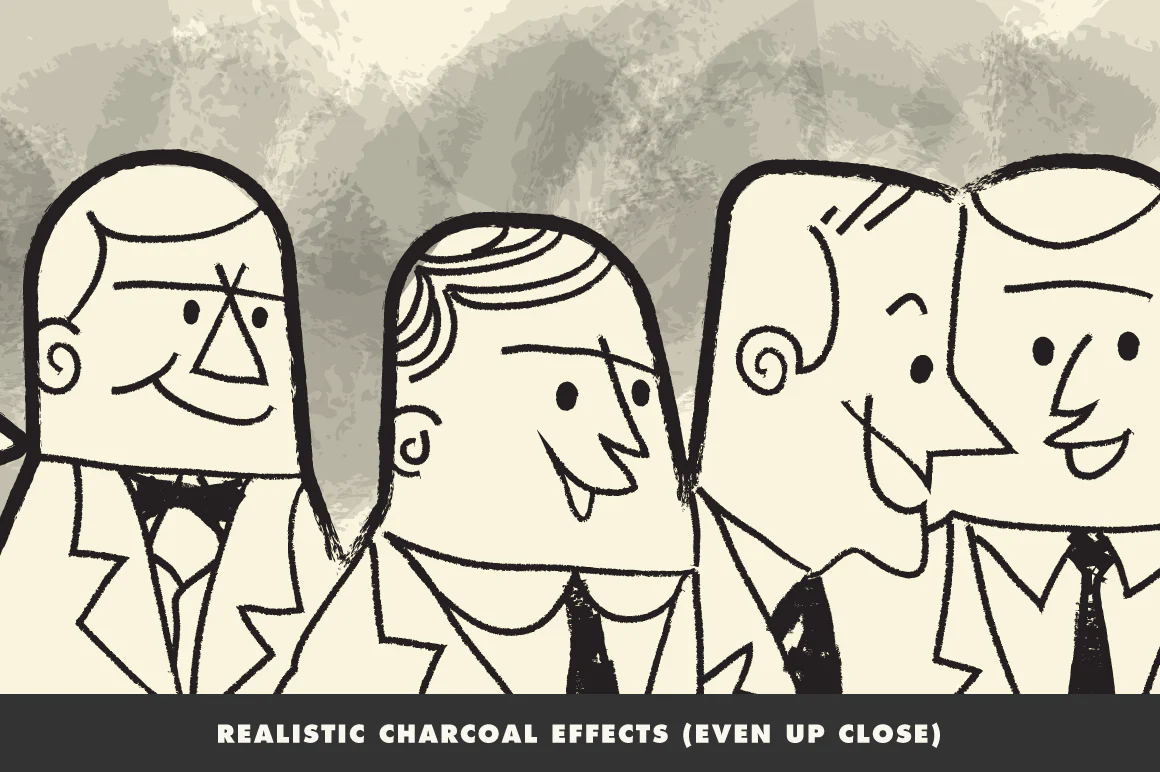 VectorSketch | Charcoal Pencils for Adobe Illustrator - Image 6